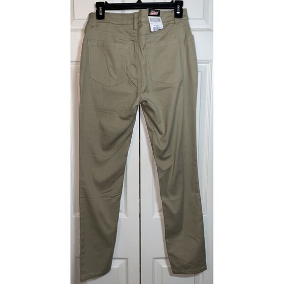 NWT  GENUINE DICKIES WOMEN'S PERFECTLY SLIMMING PANTS Chino Khaki 4 Regular‎ - Picture 3 of 6